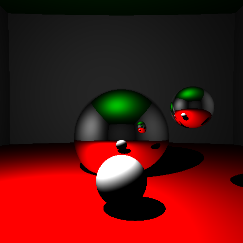 Raytracer illustration.