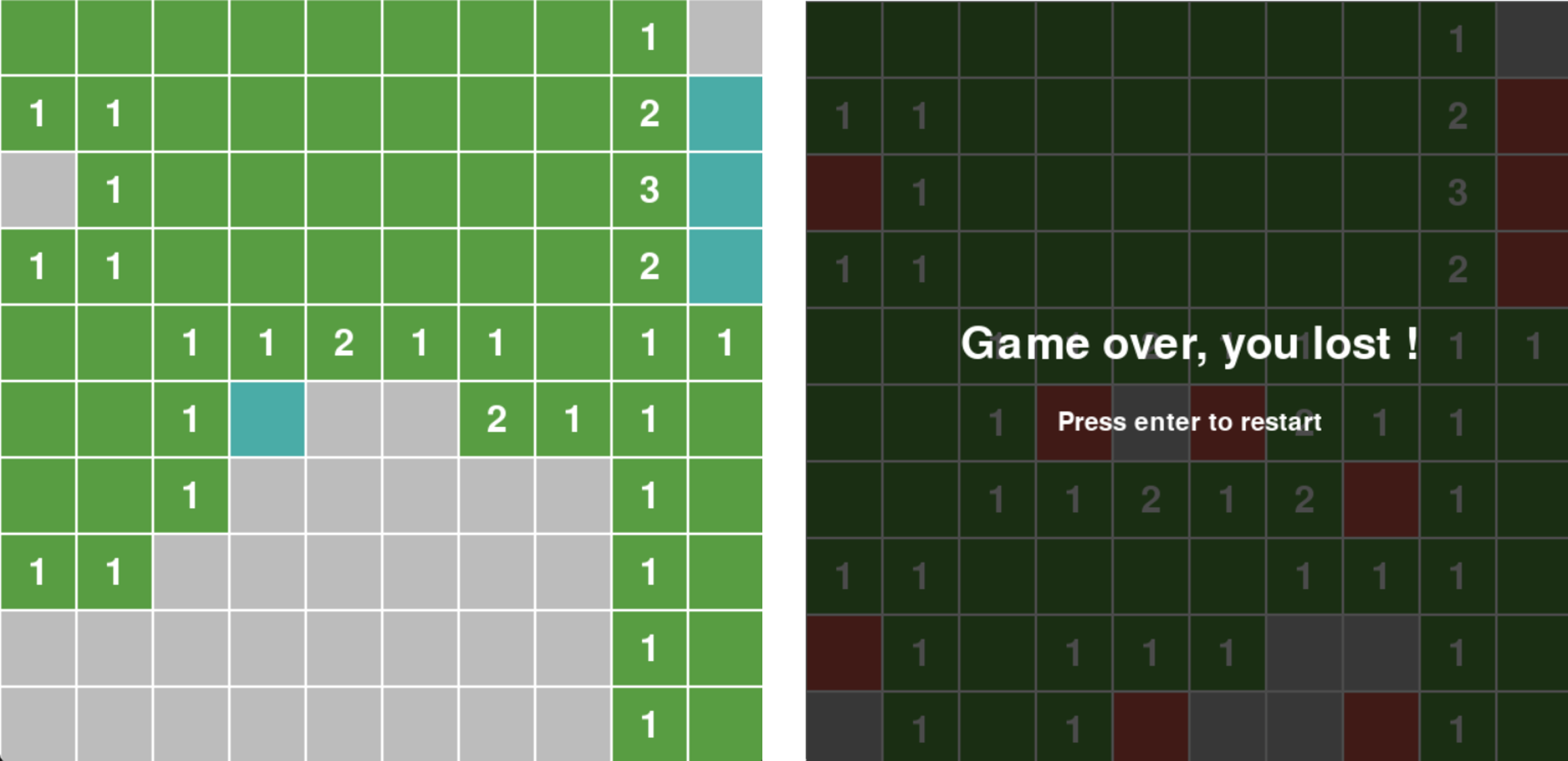 Minesweeper illustration.