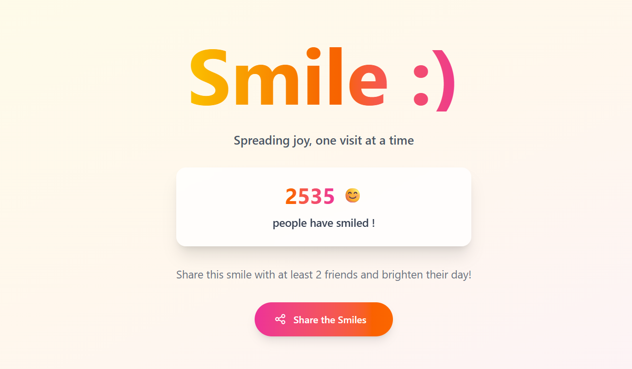 Smile Counter illustration.